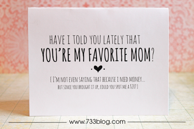 Printable Mothers Day Card Funny Design Corral