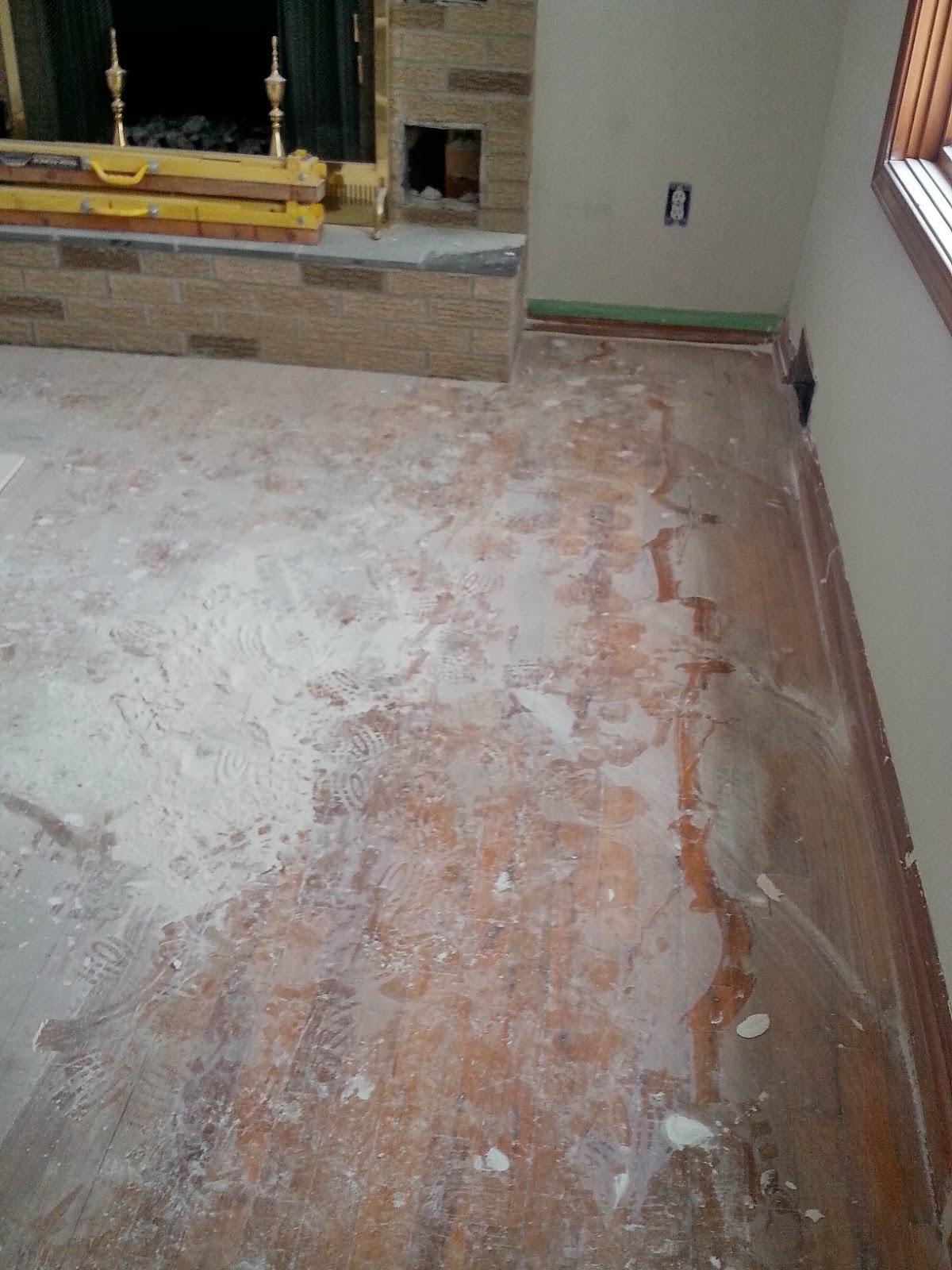 The Raw House Project { Skim Coating }