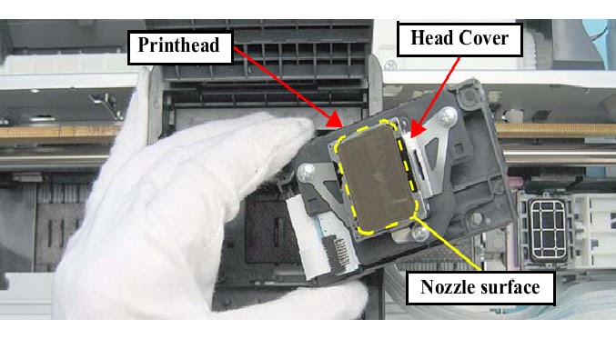 epson l805 head problem