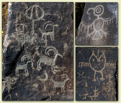 Columbia River petroglyphs.