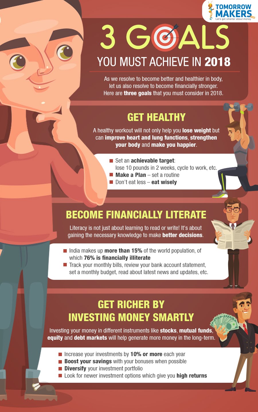 3 Goals You Must Achieve in 2018 #Infographic