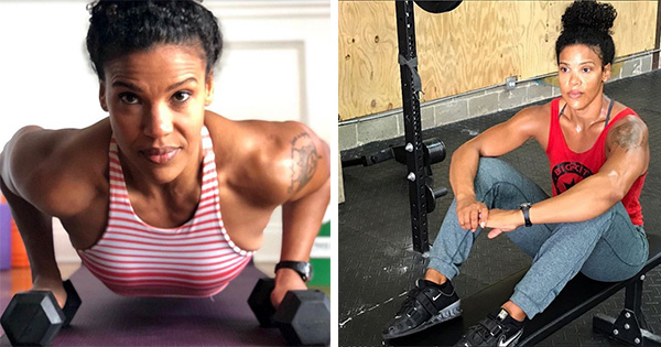Black female fitness influencer