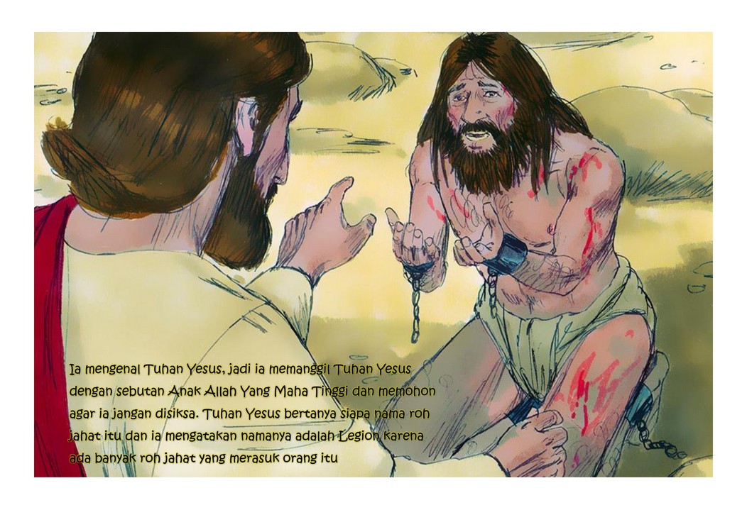Sekolah Minggu Kreatif: Yesus mengusir roh jahat dari