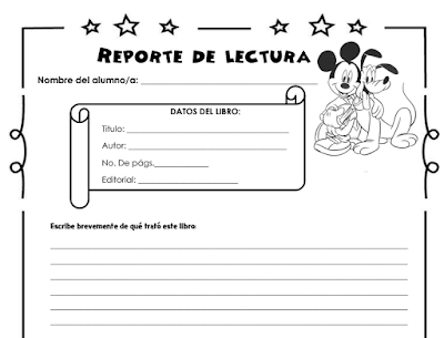 el profe elbyez formato de reporte de lectura