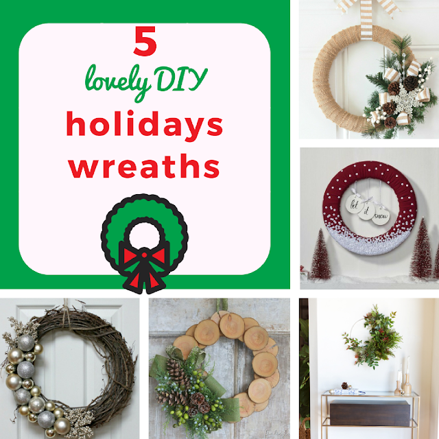 5 lovely DIY holidays wreaths 5 lovely DIY holidays wreaths