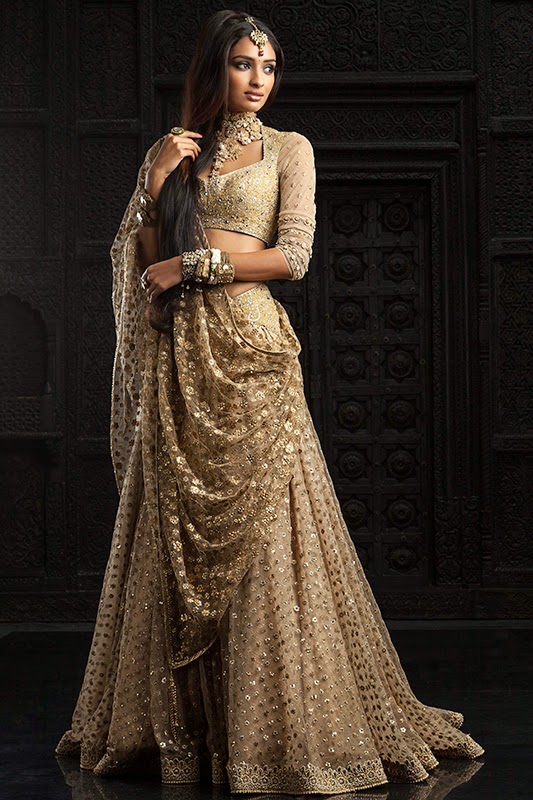 New Indian Bridal Wear Designer Lehenga Choli Collection 2015 Stylerz