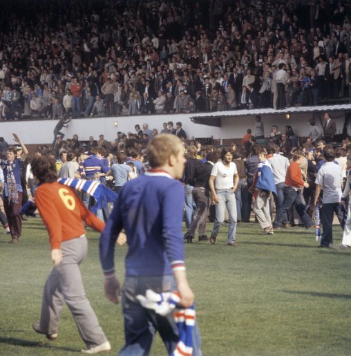 Old Scottish Football Celtic v Rangers 1980 Scottish Cup Final Hampden