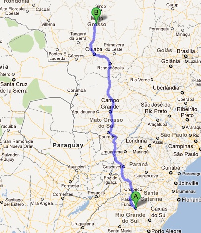 Viajaandoo na maionese: Indo de Passo Fundo/RS à Lucas do Rio Verde/MT