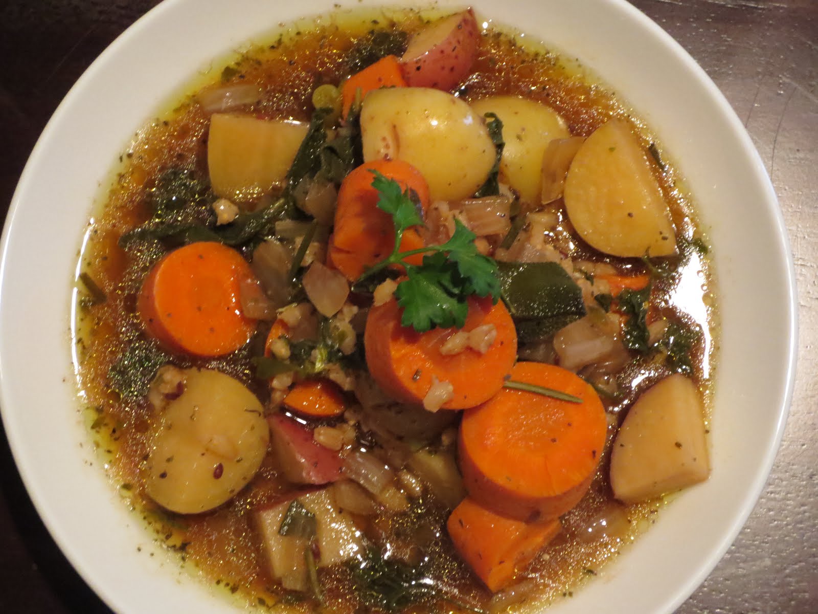 Zesty Bites Vegetable Irish Stew..or Soup?