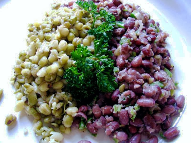 ChineseStyle Sautéed Azuki and Mung Beans Lisa's Kitchen