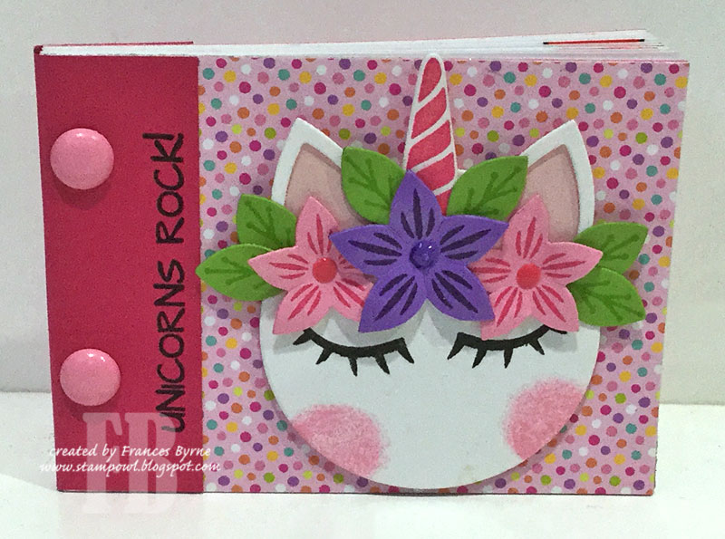 Flip Flap Book with Floral Washi Tapes - Altenew Scrapbook