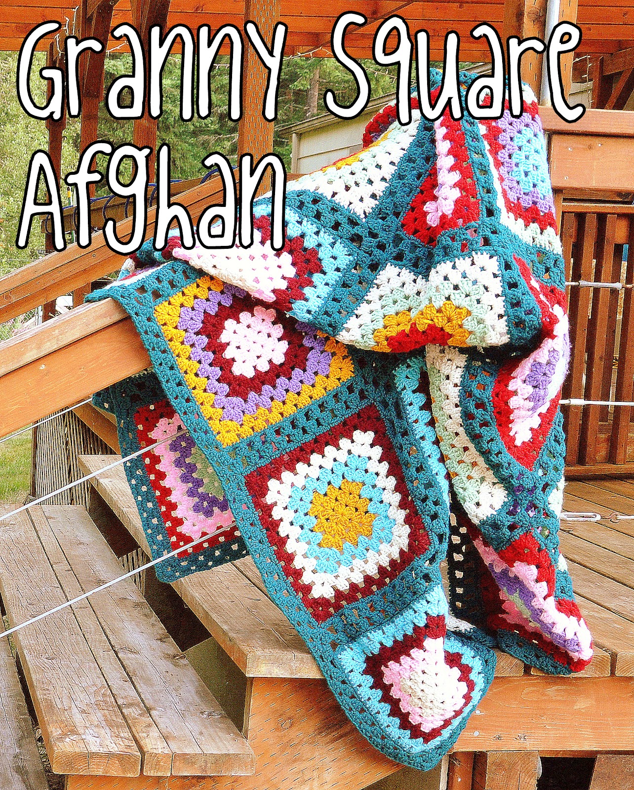 the kc experience Granny Square Afghan Project