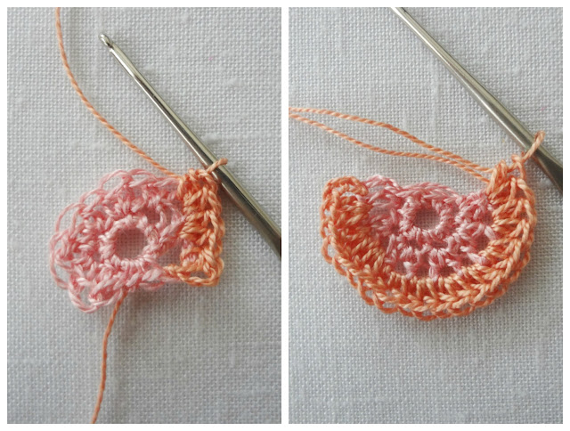 Free Oya Crochet Flower Pattern