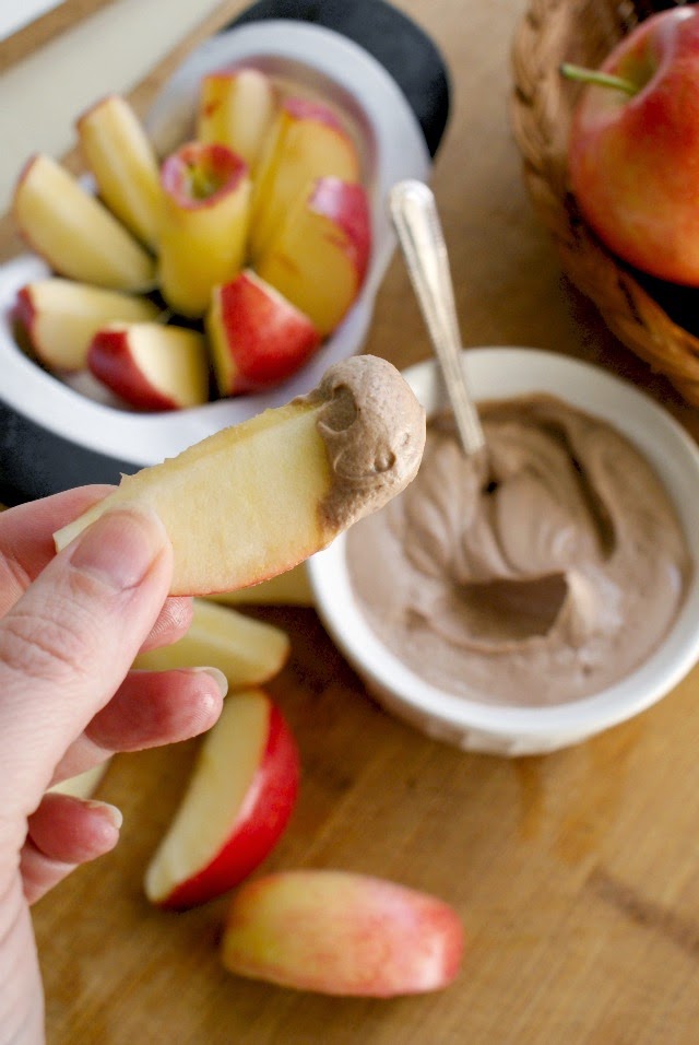 This Creamy Peanut Butter Dip tastes completely sinful, but with just four clean and simple ingredients, it's totally healthy!