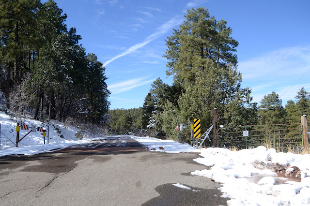 end of the plowed road