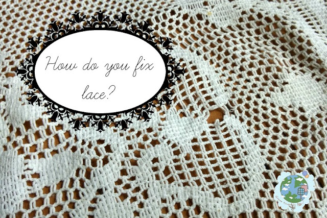 fixing lace