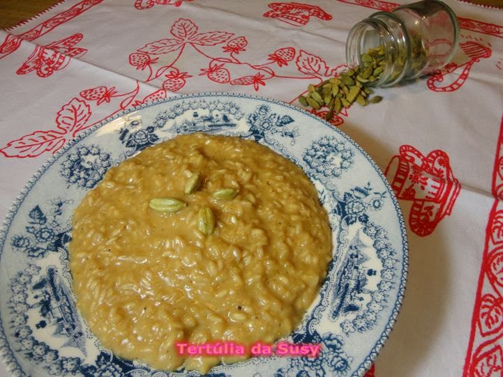 Risotto de café e cardamomo Tertúlia da Susy