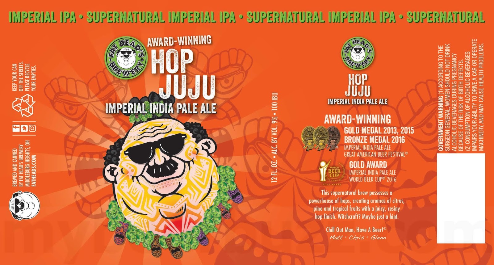 Fat Head’s Benjamin Danklin, Hop Juju, Starlight, Sorcerer, Zeus