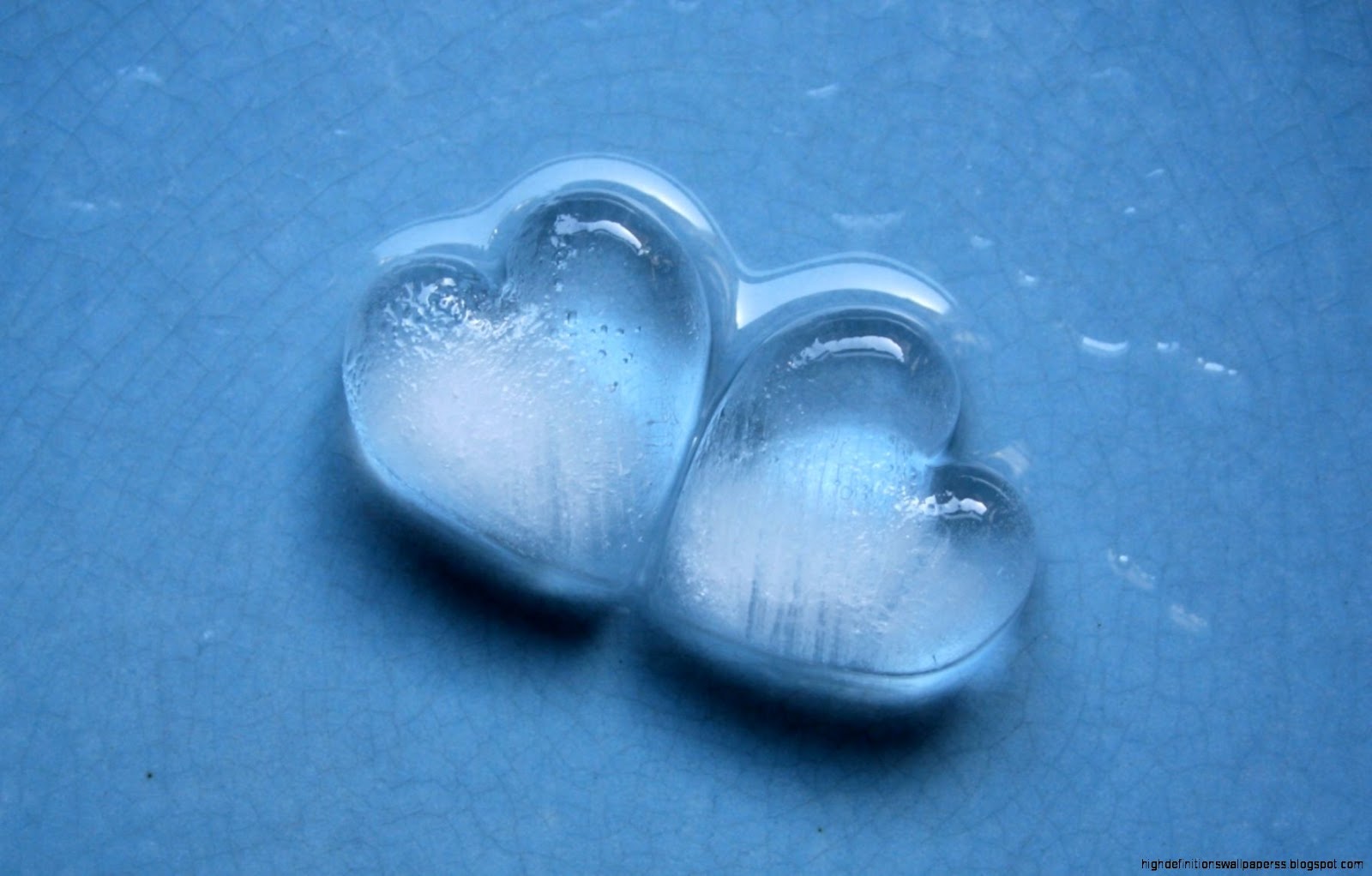 Blue Ice Hearts