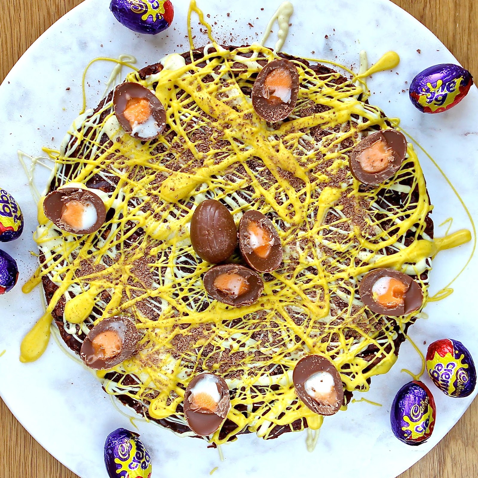 Gluten Free Alchemist No Bake Creme Egg Biscuit Cake FreeFromEaster