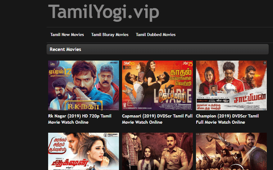 Tamilyogi website