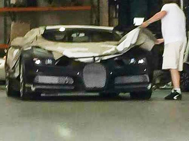 Bugatti Chiron spotted am Flughafen von Los Angeles