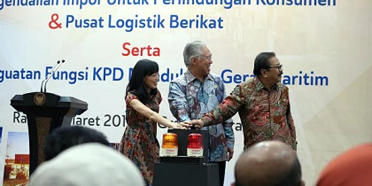 Peresmian Pusat Logistik Berikat (PLB) di Jawa Timur.