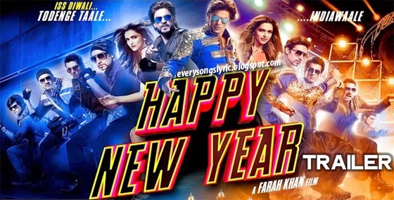 Happy New Year Official Trailer 2014 Movie Starring Sharukh Khan, Deepika Padukone, Abhishek Bachchan