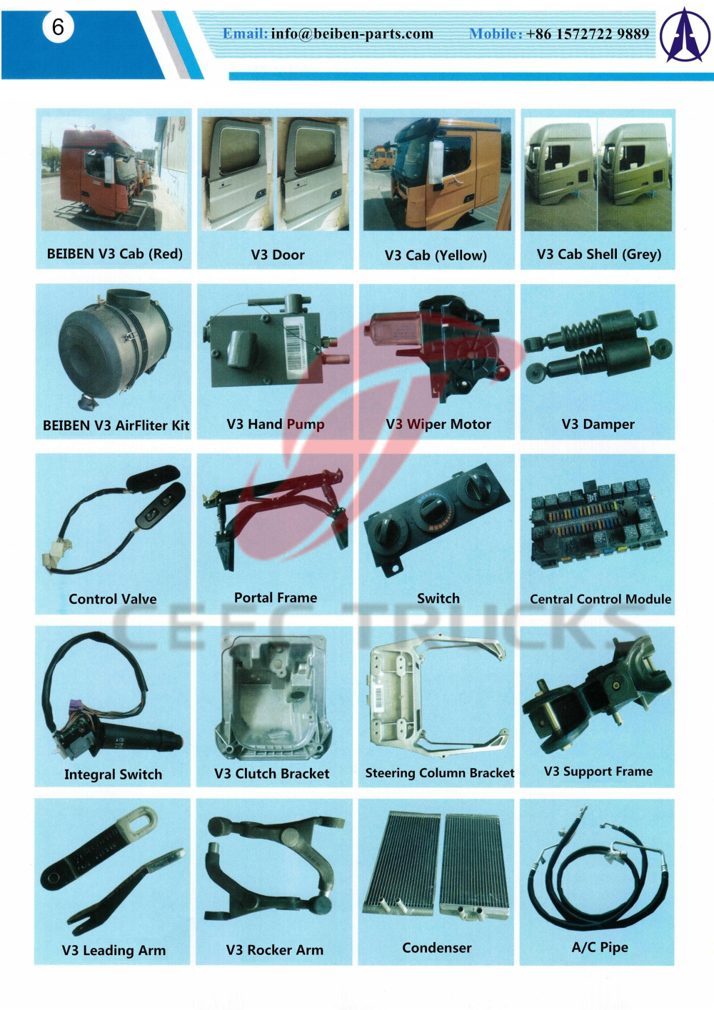 Genuine Beiben truck parts, Beiben Tractor trucks, Beiben Tipper trucks, Beiben Fuel/ Water