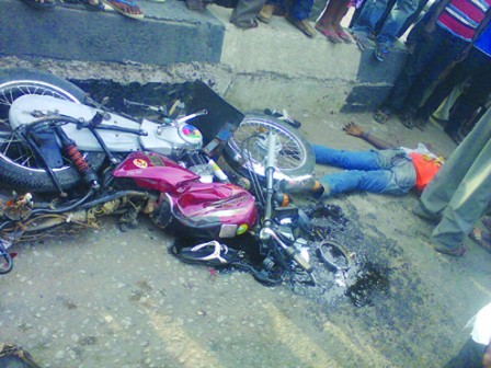 okada man chased to death