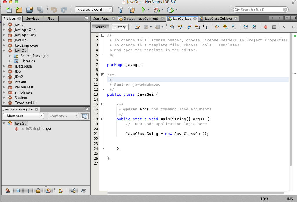 Happiness of life: java GUI first program
