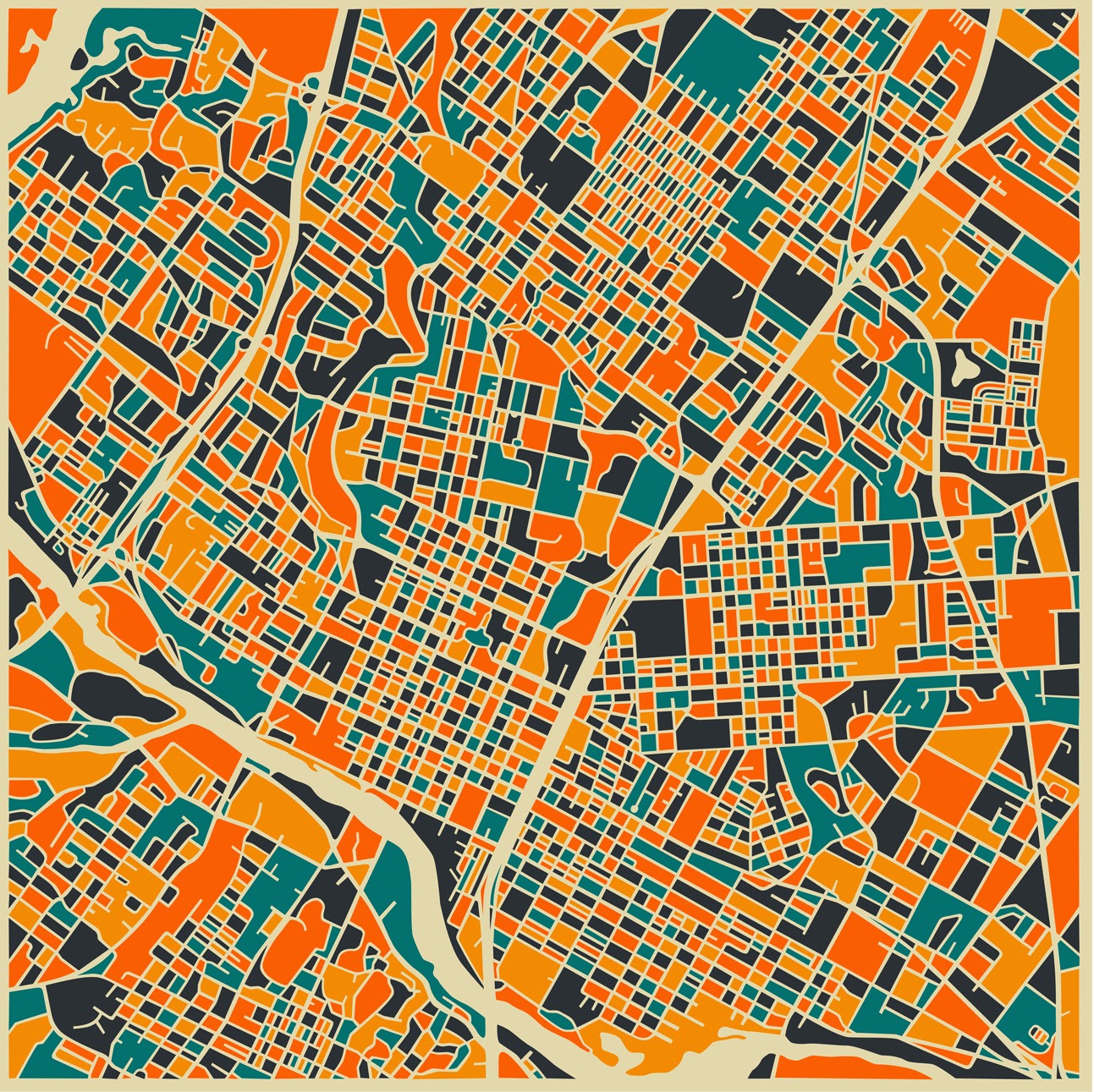 ©Jazzberry Blues - City Maps. Ilustración | Illustration