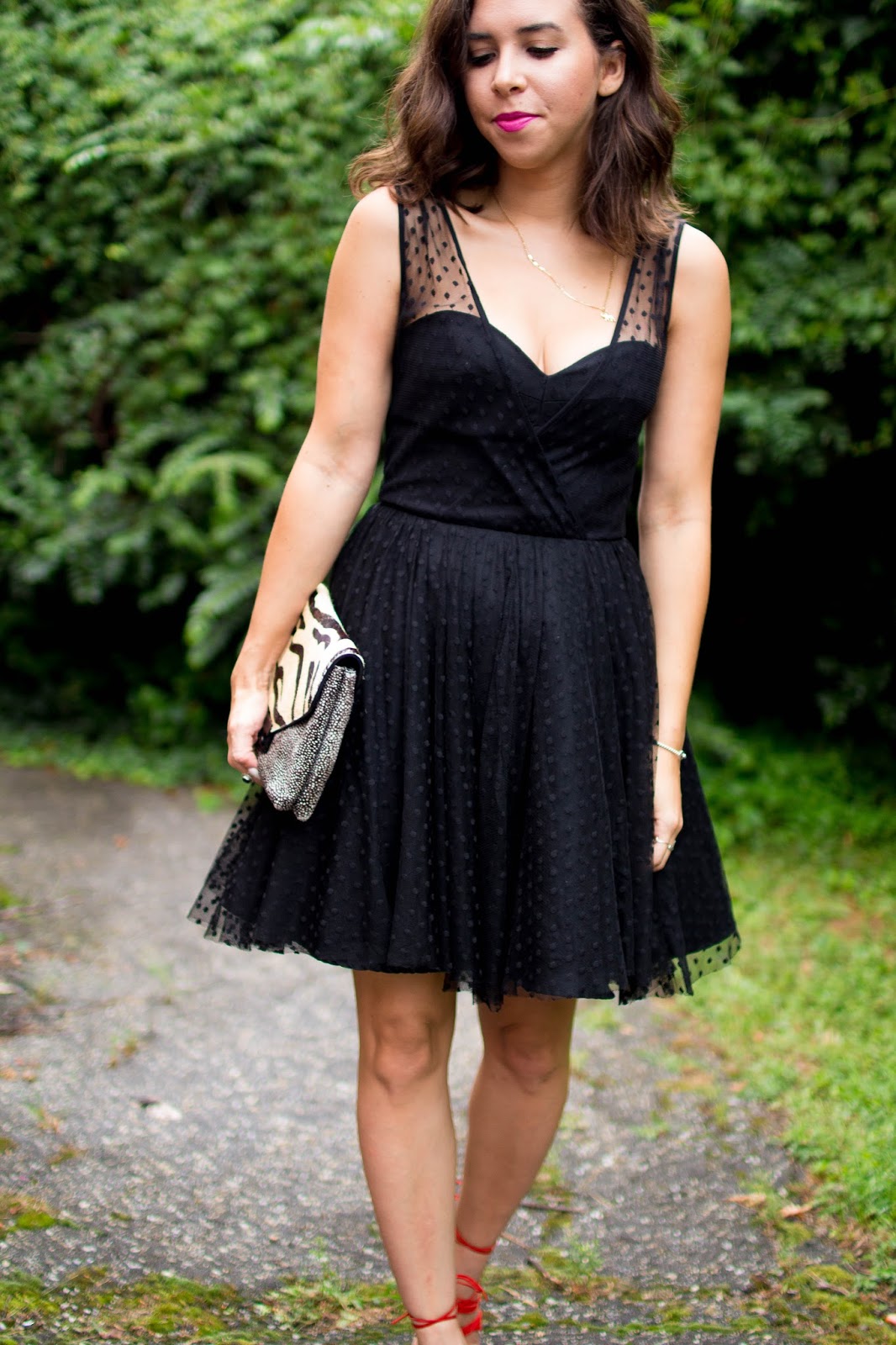 How to wear black to a summer wedding. | A.Viza Style | milly rent the runway dress - wedding guest outfit - dc blogger