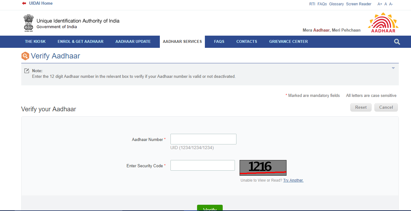 How to Apply for Aadhaar Card Online in Karnataka - informative portal