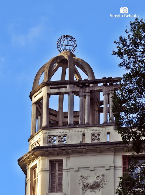 Close-up do Minarete do Palacete Victoria - Centro - São Paulo