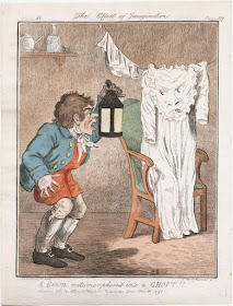 Gillray's Gown Metamorphose'd into a Ghost, 1797