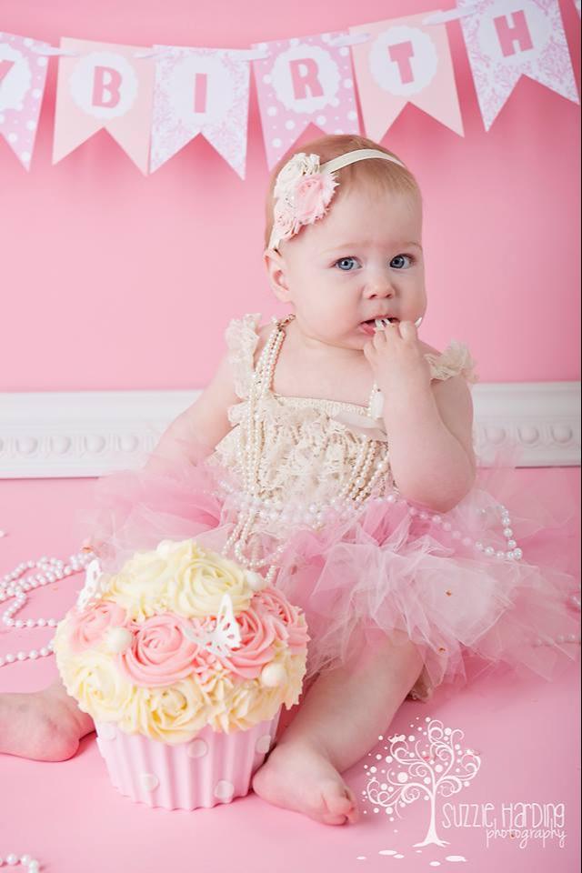 Pink Frosting Bakery Cake smash!