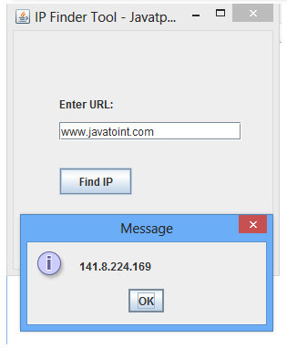 Make IP Finder In Java With Source Code