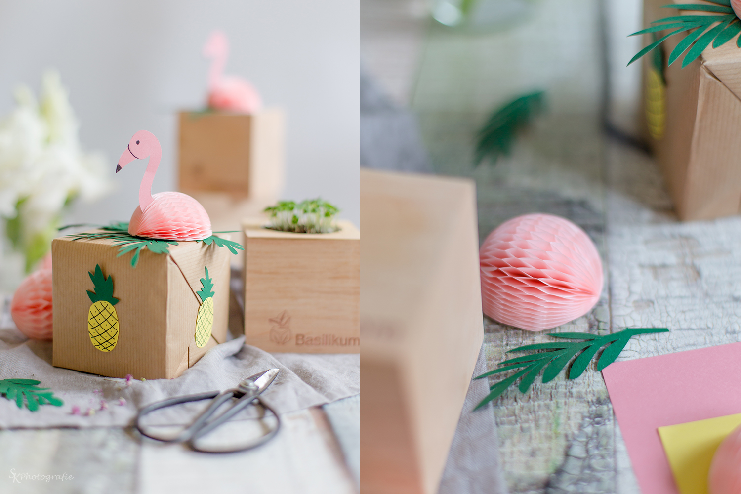 Diy Weihnachtliche Verpackungsidee Mit Geschenkanhangern Aus Holz