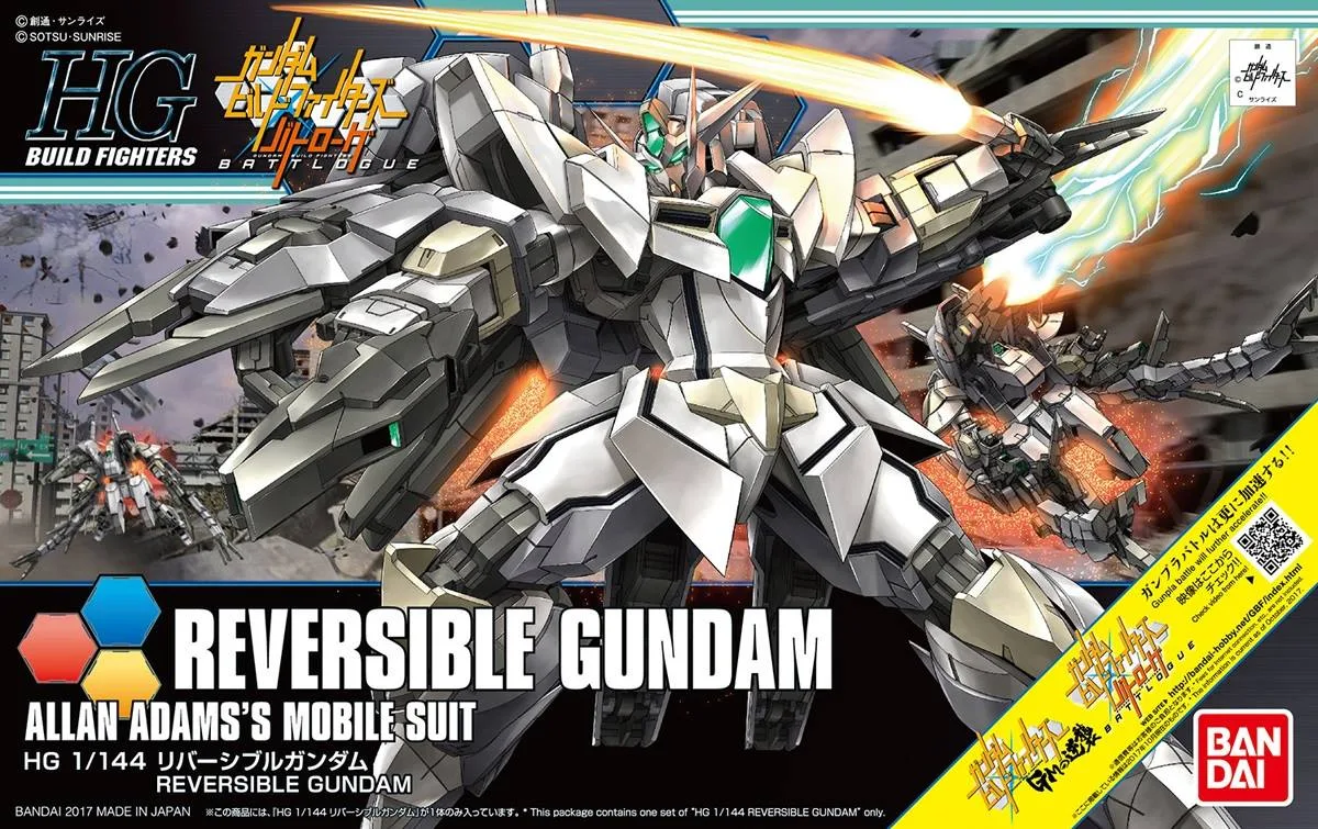 HGBF 1/144 Reversible Gundam Box art