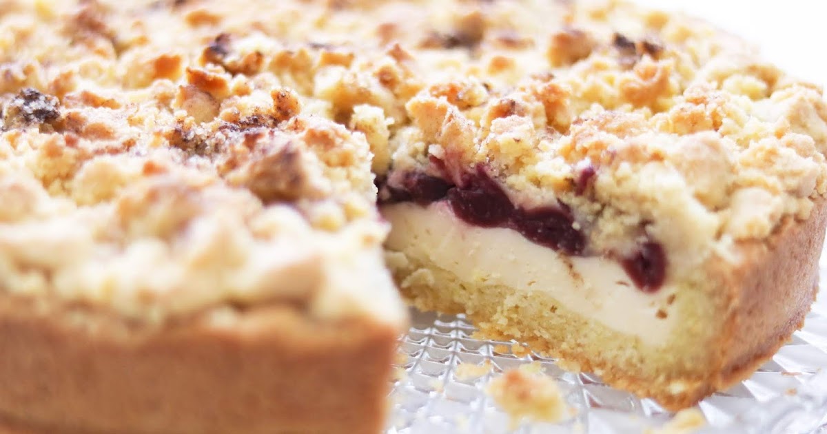 Rezept: Pudding-Streusel-Kuchen mit Kirschen | Mareike Unfabulous