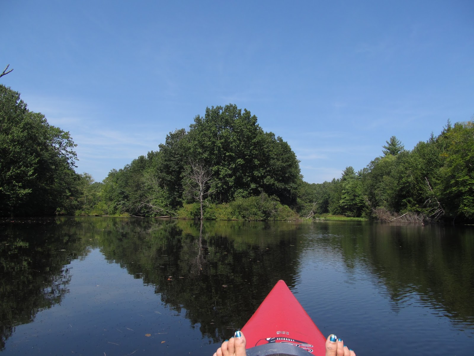 Recreational Kayaking in Maine Salmon Falls River, South Berwick