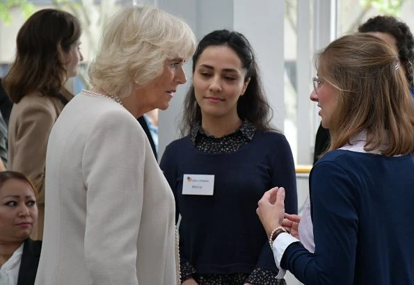Prince Charles and Duchess of Cornwall visited the International Rescue Committee at the Impact Hub