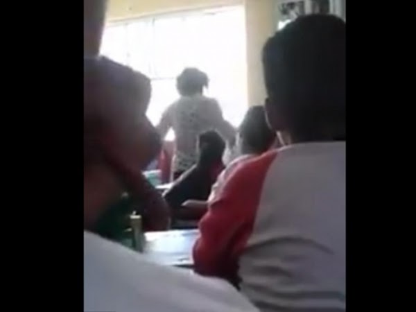 Ponen a disposición de las autoridades a la maestra que agredió a estudiante de primaria