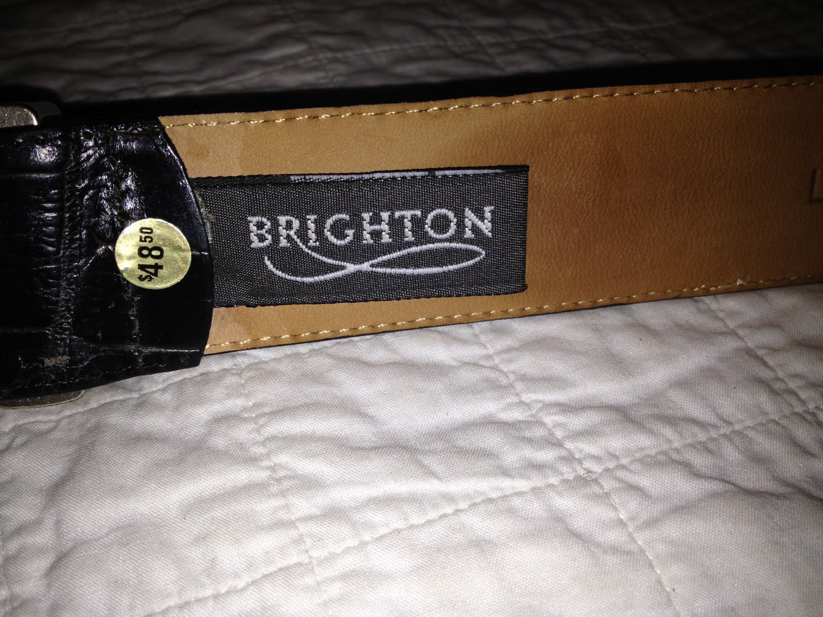EBAY Pics Women's Brighton Leather Belt *NWOT*