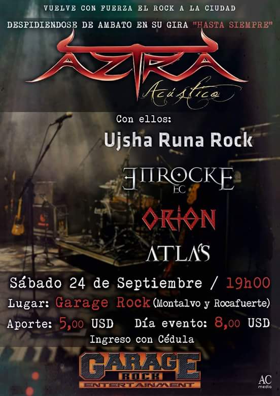 CONCIERTOS: AZTRA ACÚSTICO