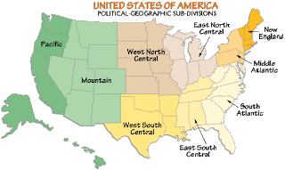 Divisions in den USA