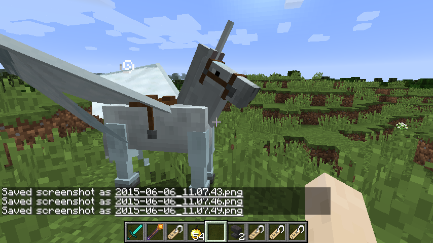 Herobrine's steed Minecraft Mob Skin