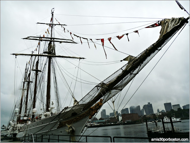 Juan Sebastián de Elcano en Boston