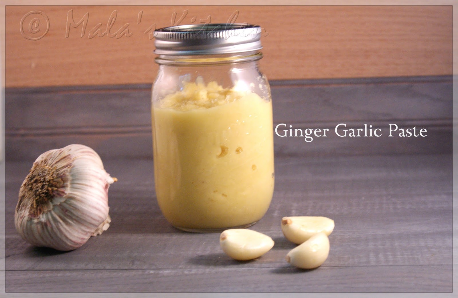 GingerGarlic Paste MalasKitchen